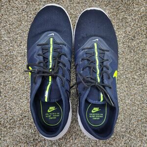 Nike VTR Running Shoes Men 10.5 Navy Obsidian Volt Lightweight Sneakers